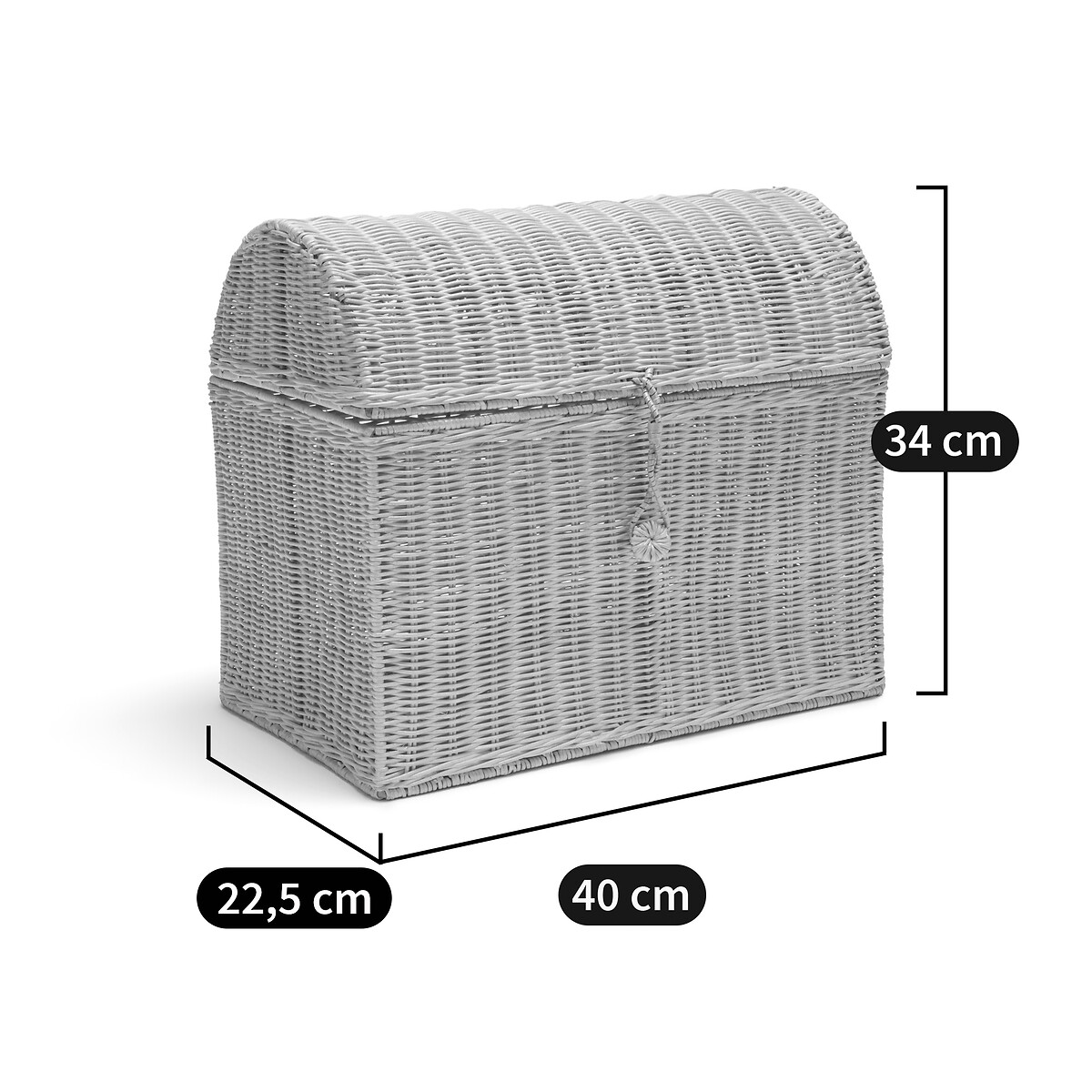 LA REDOUTE INTERIORS<br>Mala em rattan, Miramos