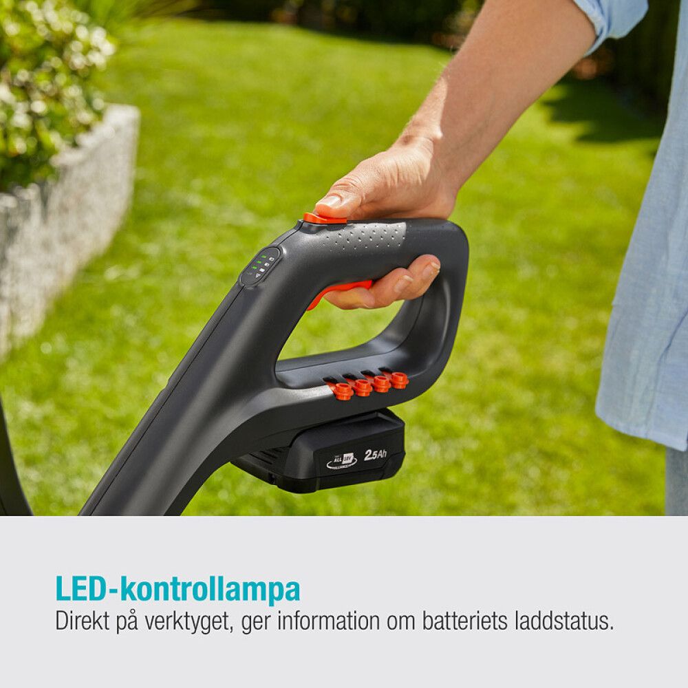 GRESSTRIMMER GARDENA POWERFORALL COMFORTCUT 18V 1X2,5AH