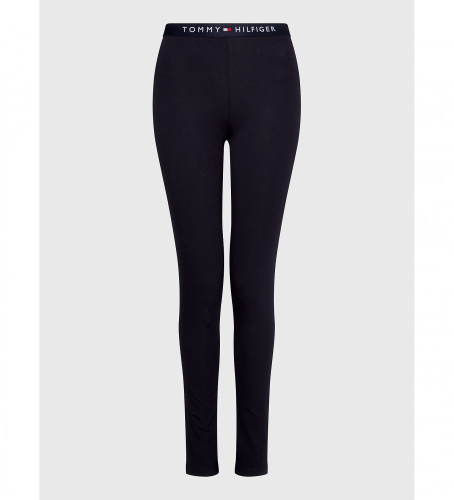 Legging Tommy Hilfiger com logo na cintura, azul marinho