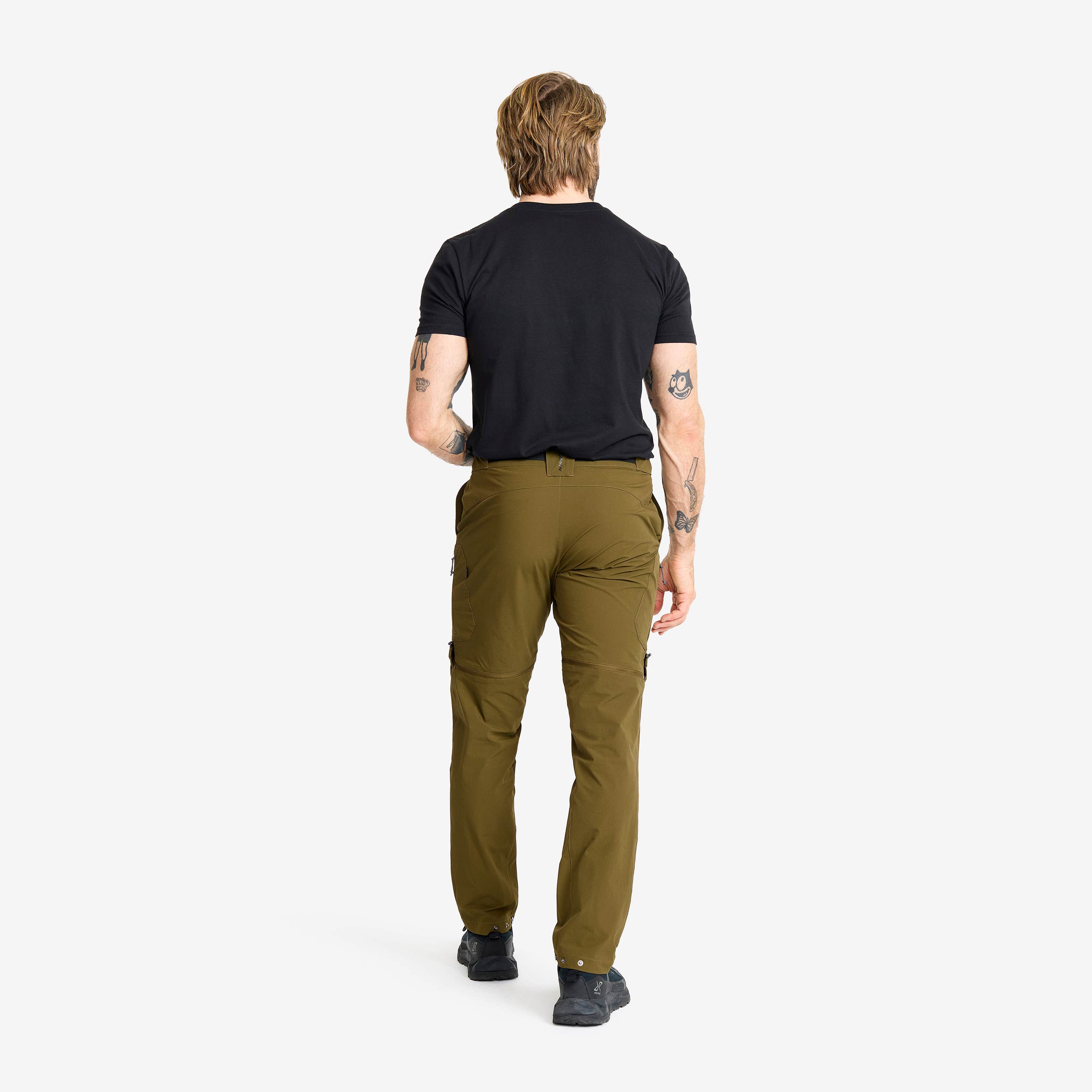 Elevate Hiking Zip-off Pants Herre Dark Olive