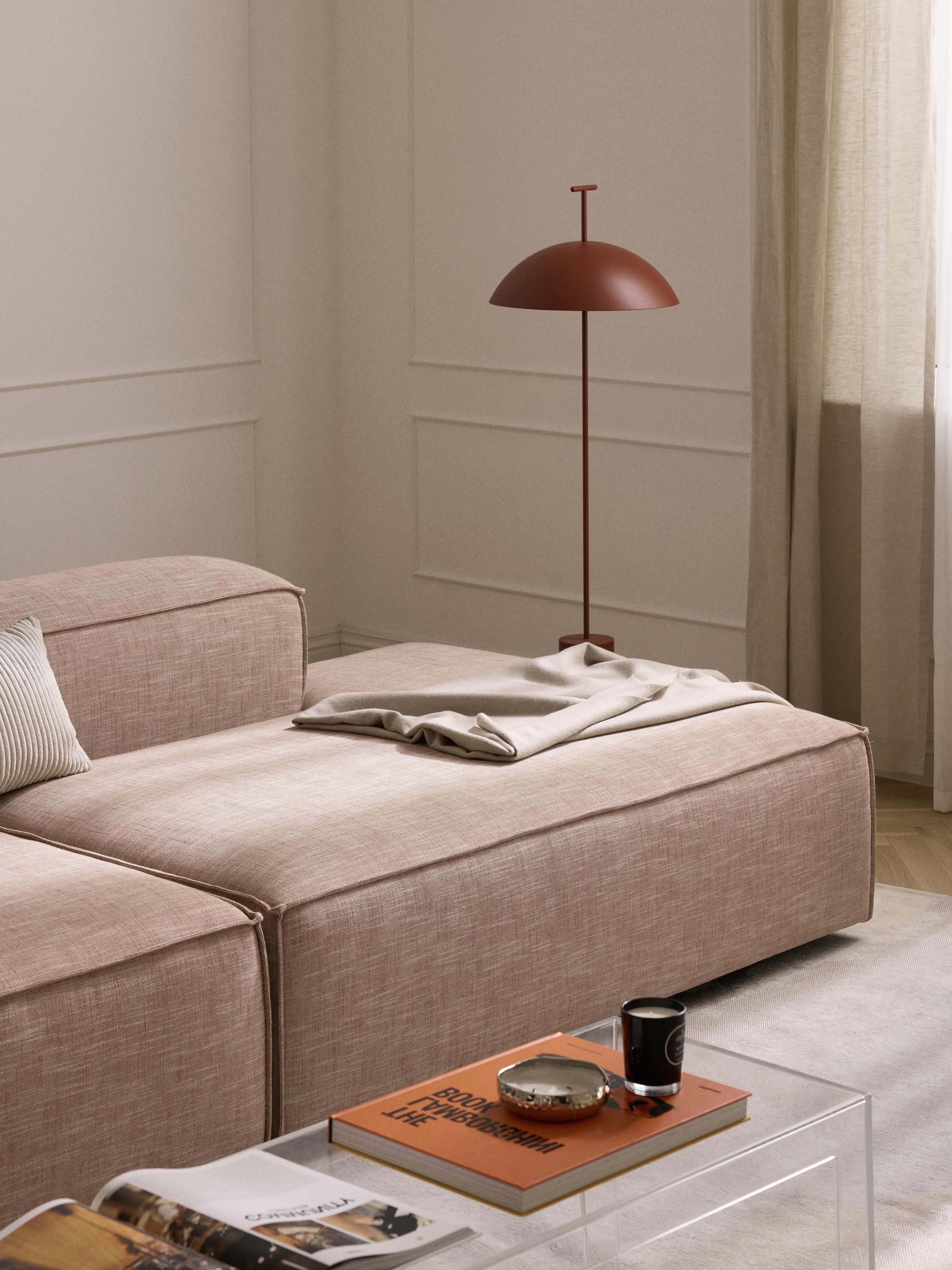 Modulaire XL chaise longue Lennon van linnenmix