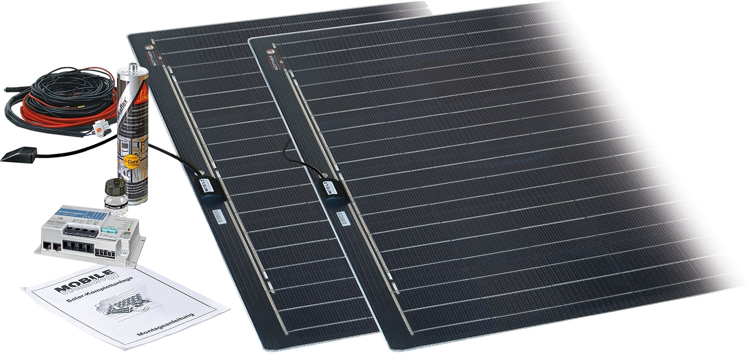 Büttner Solar-Komplettanlage Flat Light Q MT 300FL 300 W