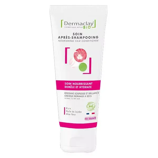 Dermaclay Cheveux Après-Shampoing Nourrissant Bio 200ml