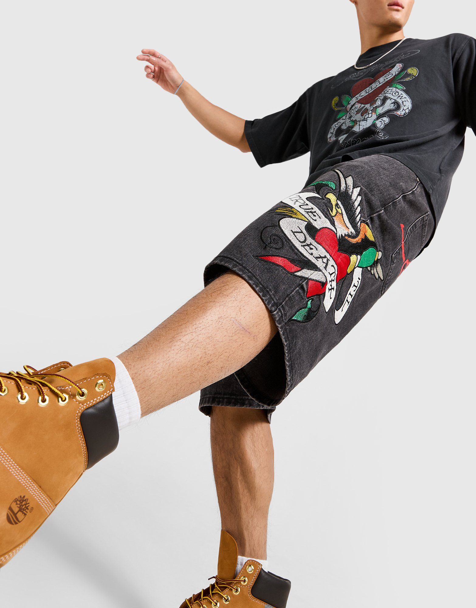 Ed Hardy Short Denim Homme
