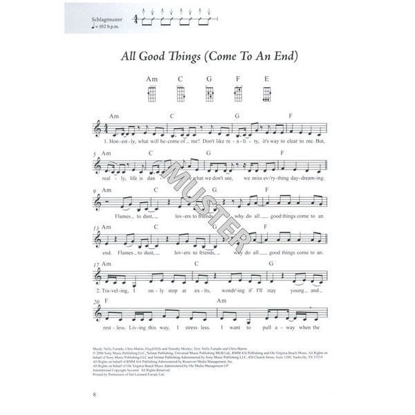 Schott Rock & Pop Fetenbuch Ukulele 2
