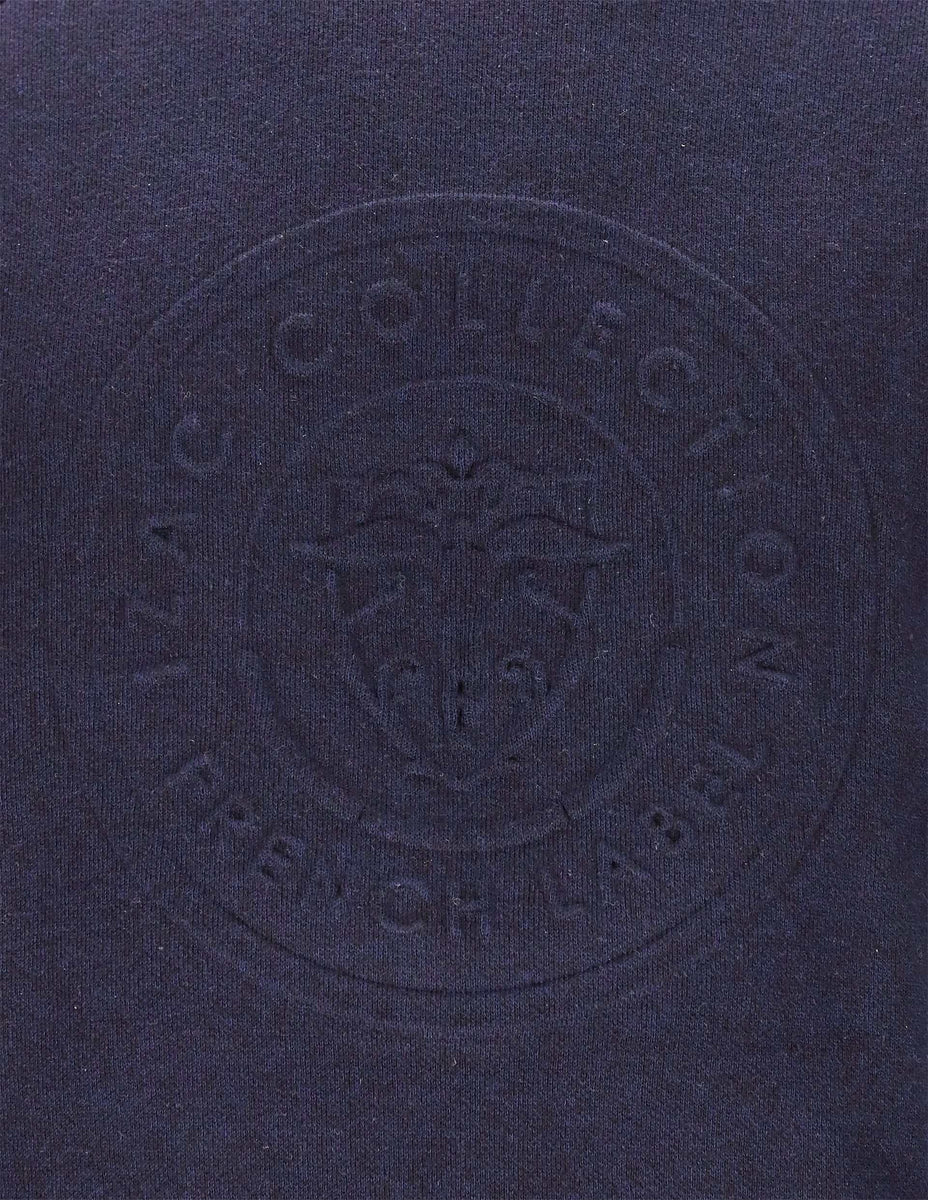 Pull à capuche marine