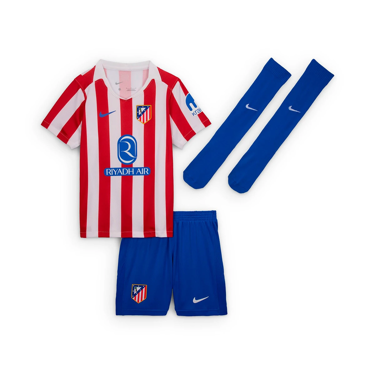 Conjunto Nike Atlético de Madrid Primeiro Equipamento 2025-2026 Criança