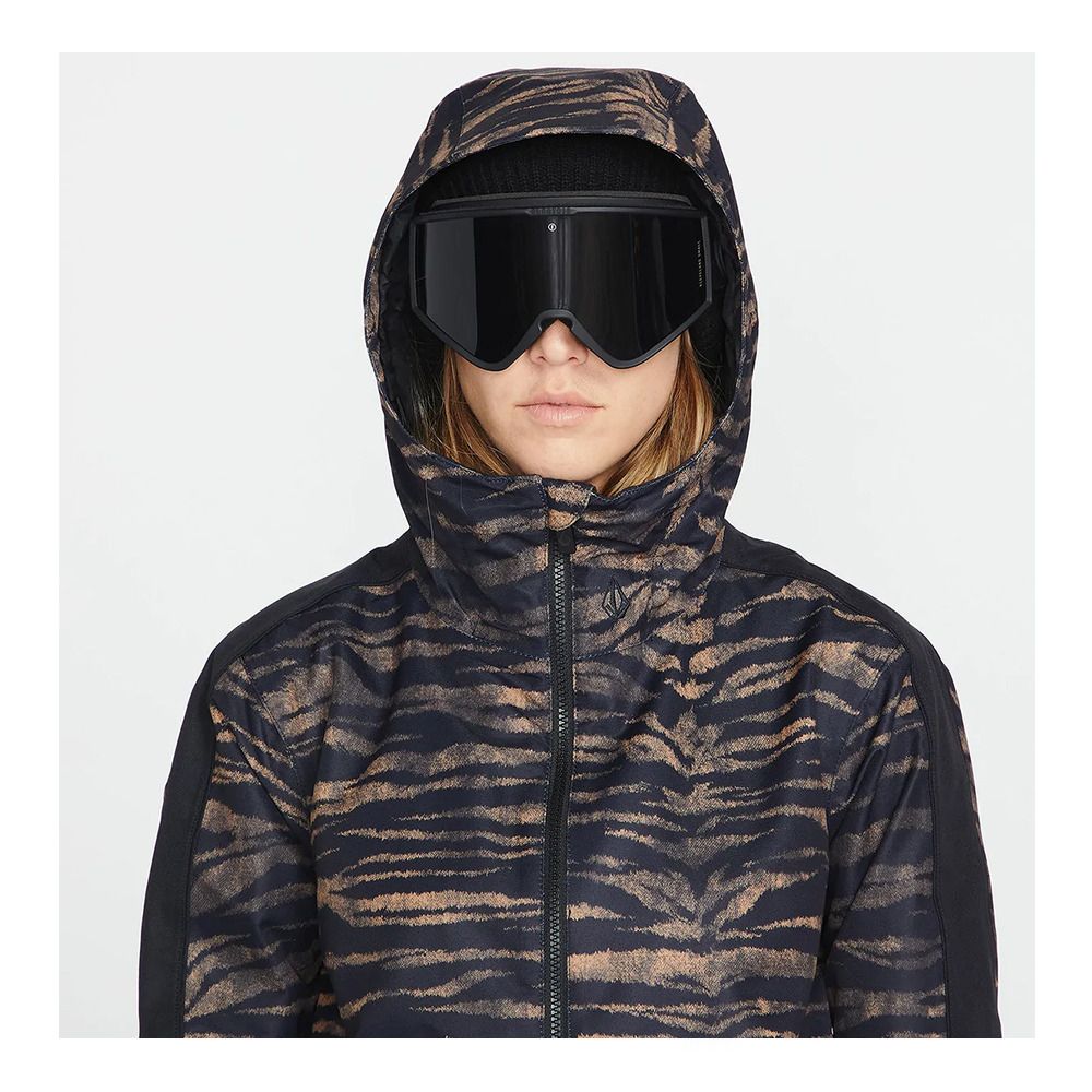 Volcom MIRROR - Veste snow Femme tiger print