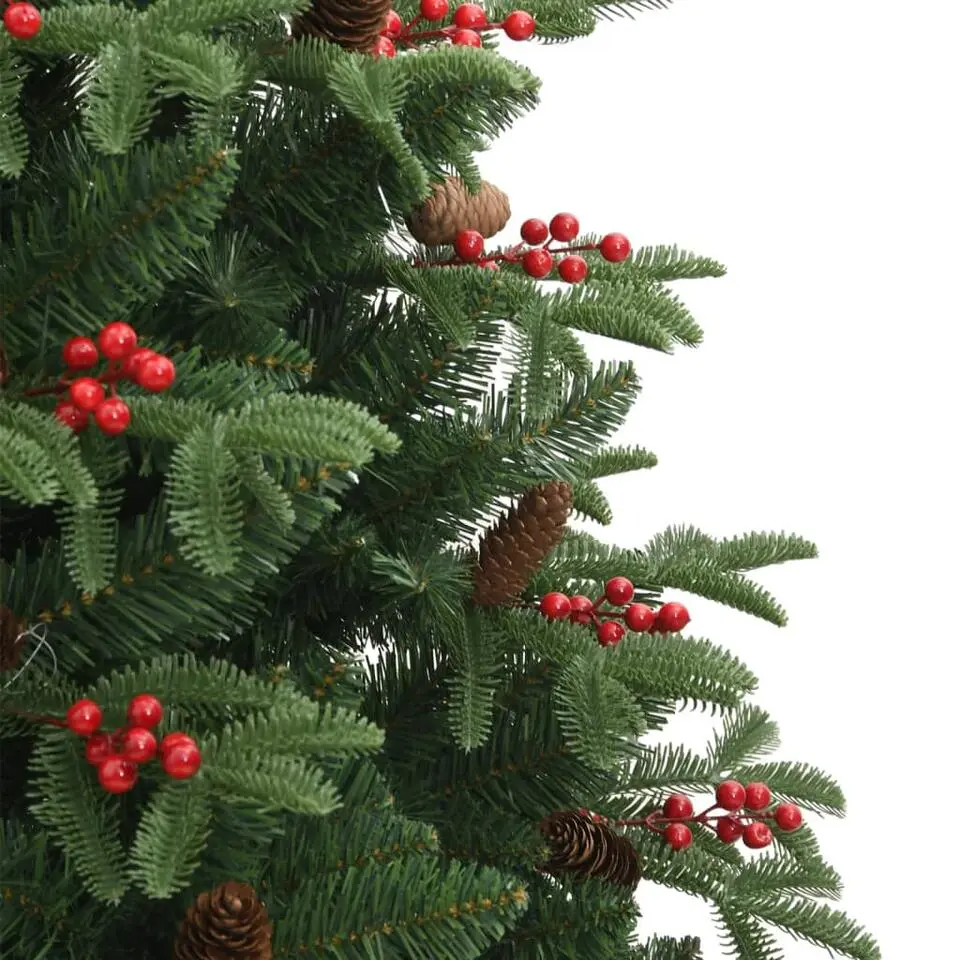 vidaXL - Gescharnierde Kunstkerstboom - Groen - 240 cm