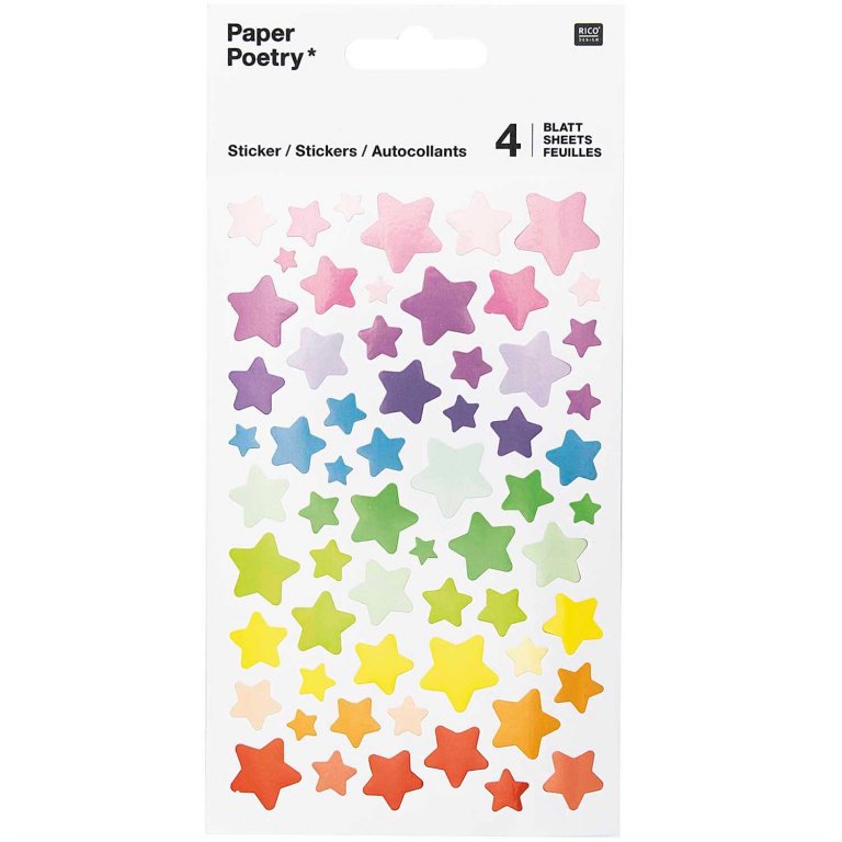 Sticker Paper Poetry Sterne