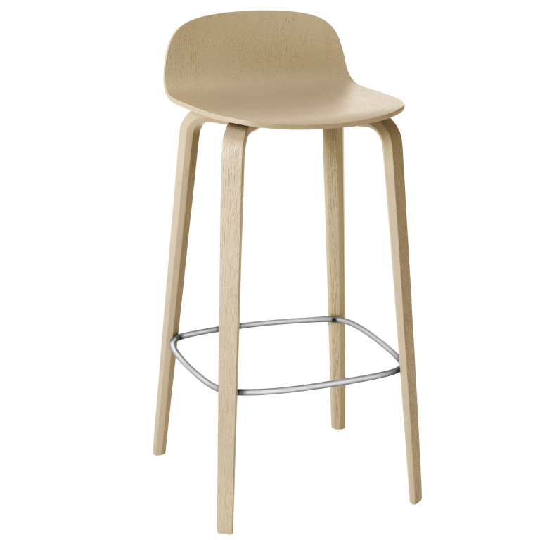 Muuto Visu barkruk 75cm eiken