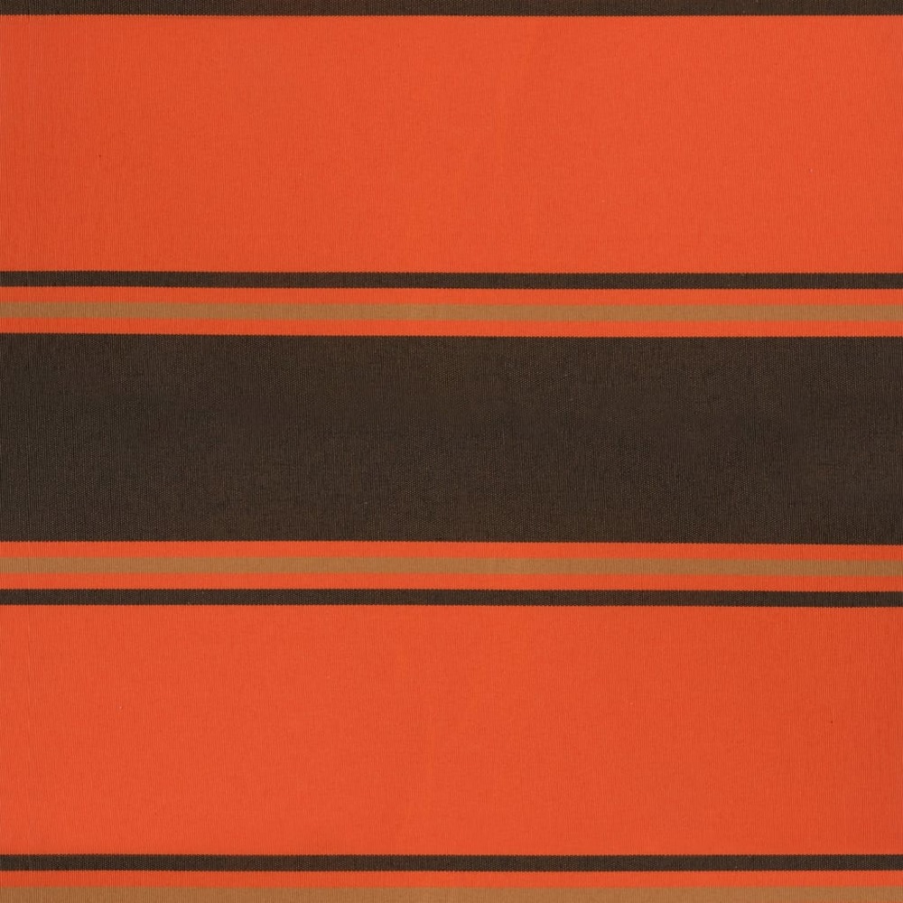 Auvent rétractable automatique orange et marron 3,5x2,5 m
