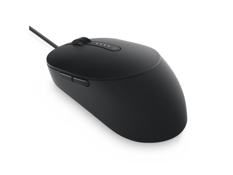 Dell Maus MS3220 Laser Wired Black Verkabelte USB-Maus mit DPI-Auswahltaste