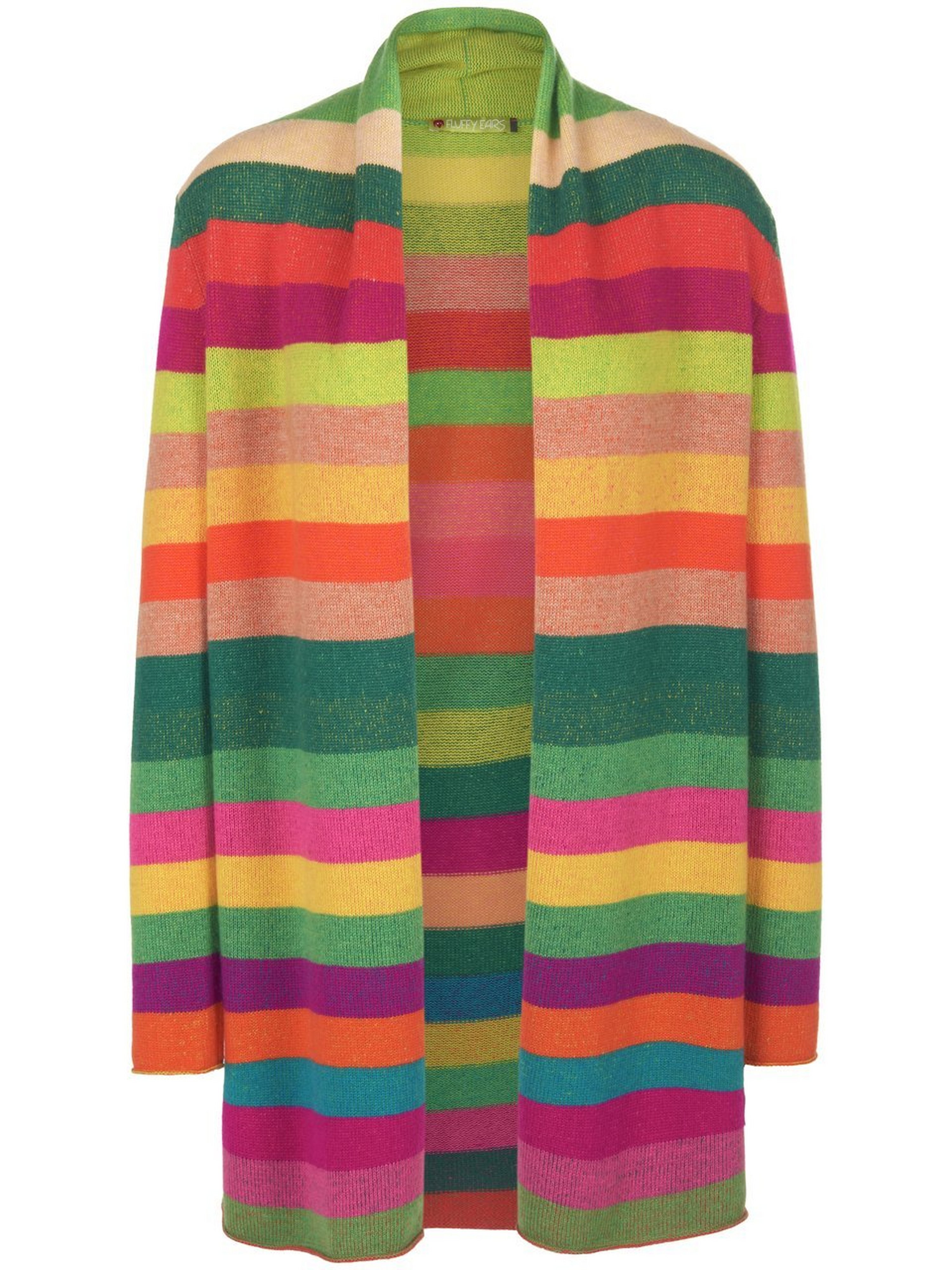 Long-Strickjacke