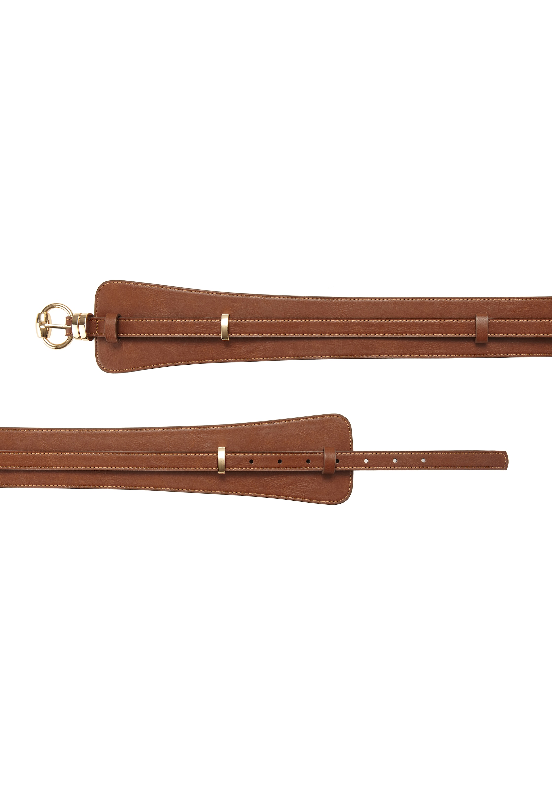 LASCANA Taillengürtel »2in1 Gürtel«, für Kleid & Overall, Bauchgürtel, abnehmbarer Hüftgürtel