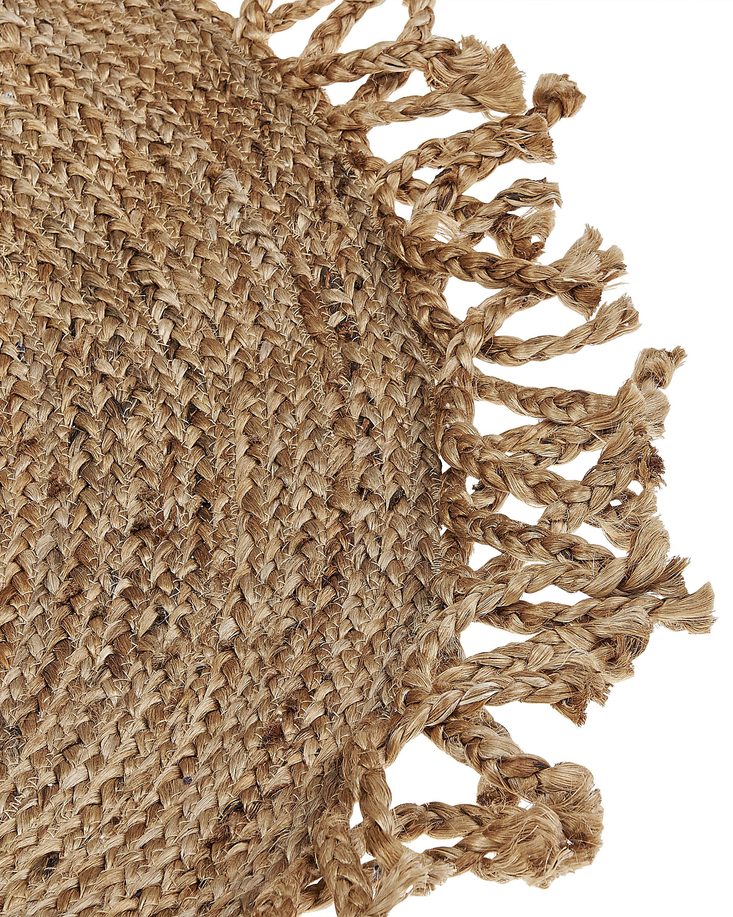 Vloerkleed ZONGULDAK Beige ø 120 cm Jute