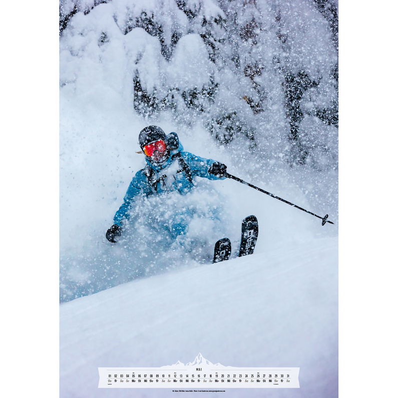 TMMS-Verlag Best of Powder 2025 Kalender