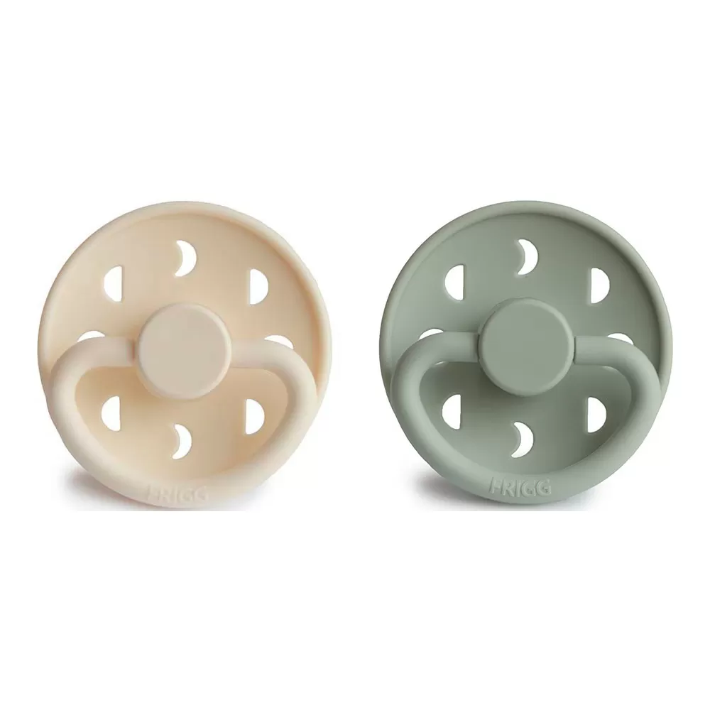 FRIGG Moon Phase Rund Silikone Cream/Sage - Flere størrelser
