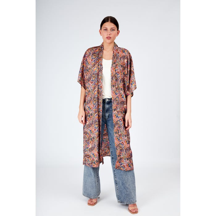 Veritas-Lange kimono print