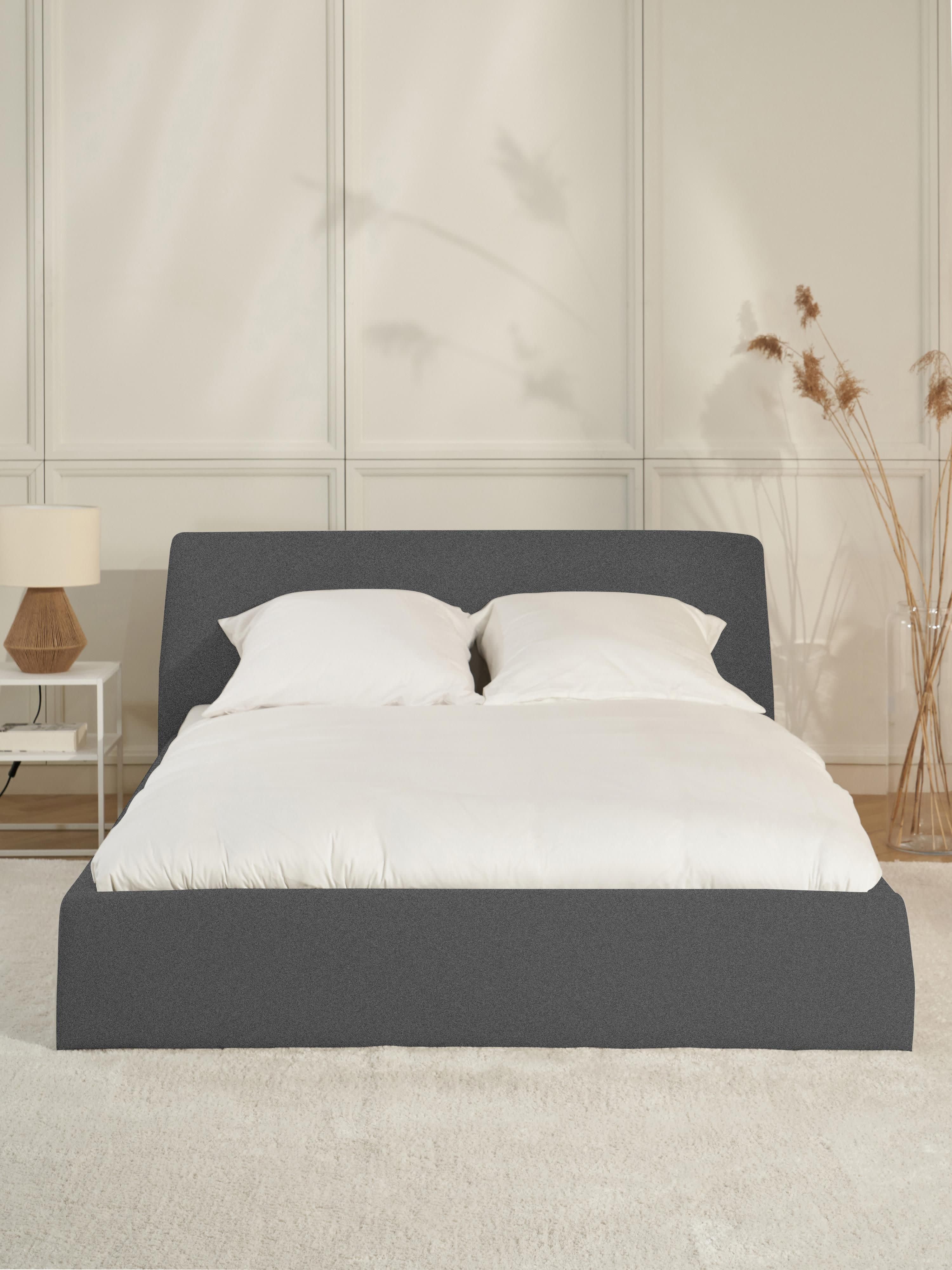 Gestoffeerd bed Cloud met opbergruimte