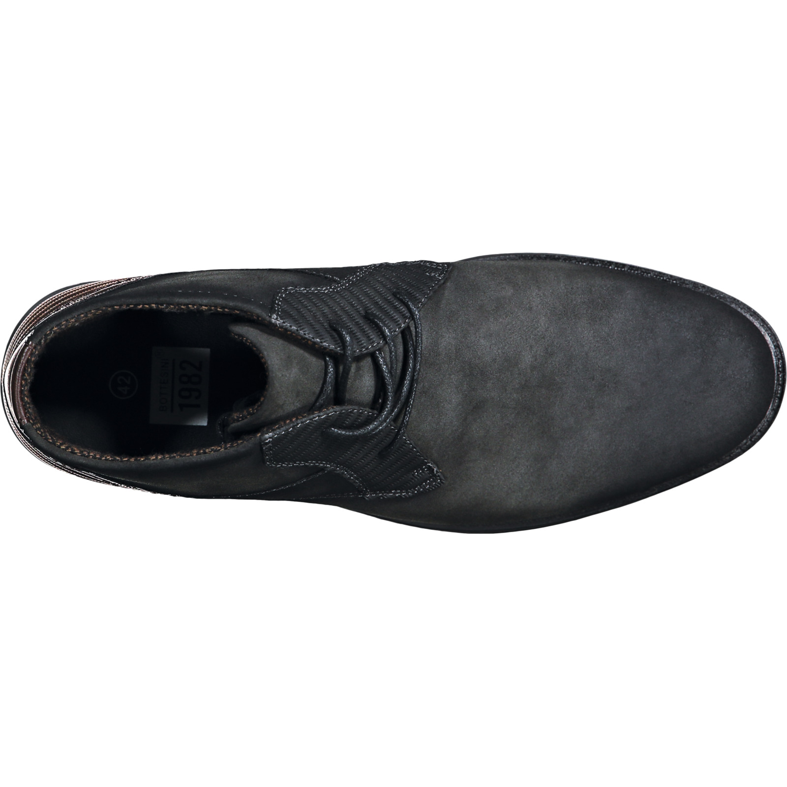 Bottesini Casualschuh Hr., 43, schwarz