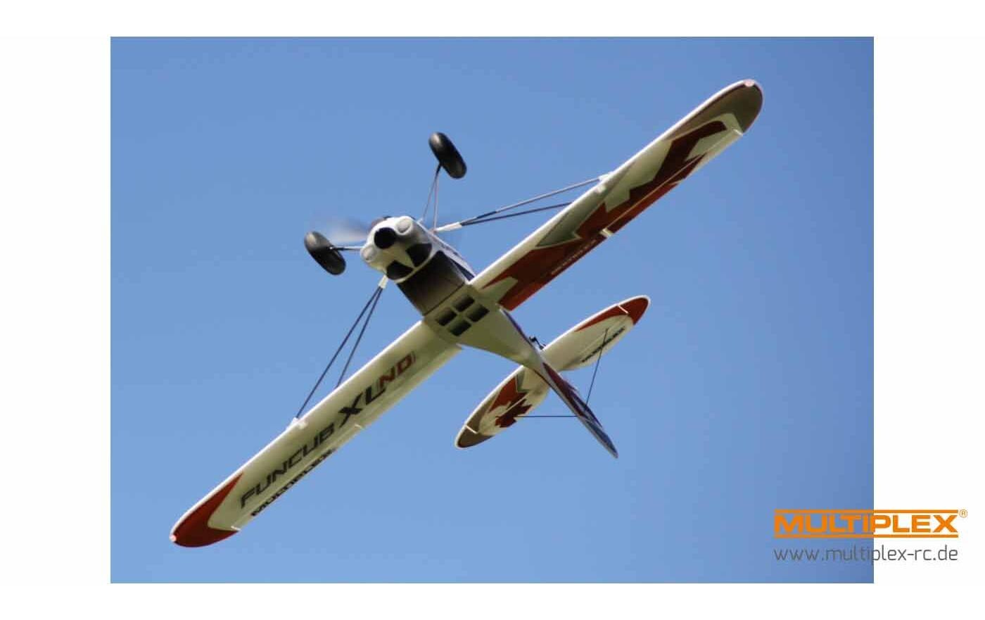 Motorflugzeug FunCub XL ND BK 1700 mm, Bausatz<br>Buschflieger Bausatz aus robustem Elapor