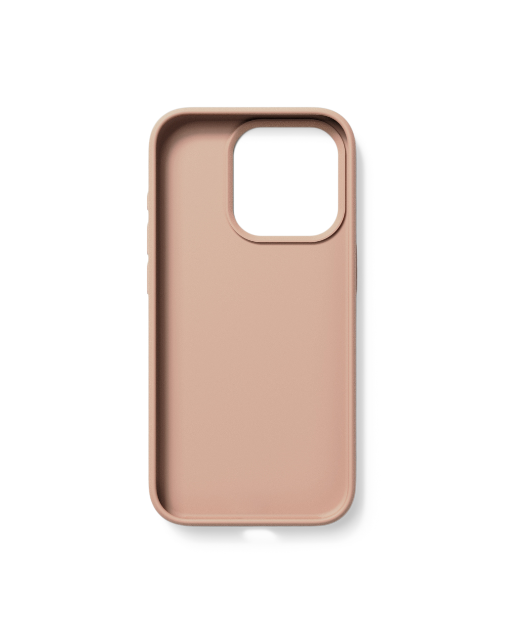 Base mobilcover iPhone 15 Pro | Silikone.  | Peach | NUDIENT