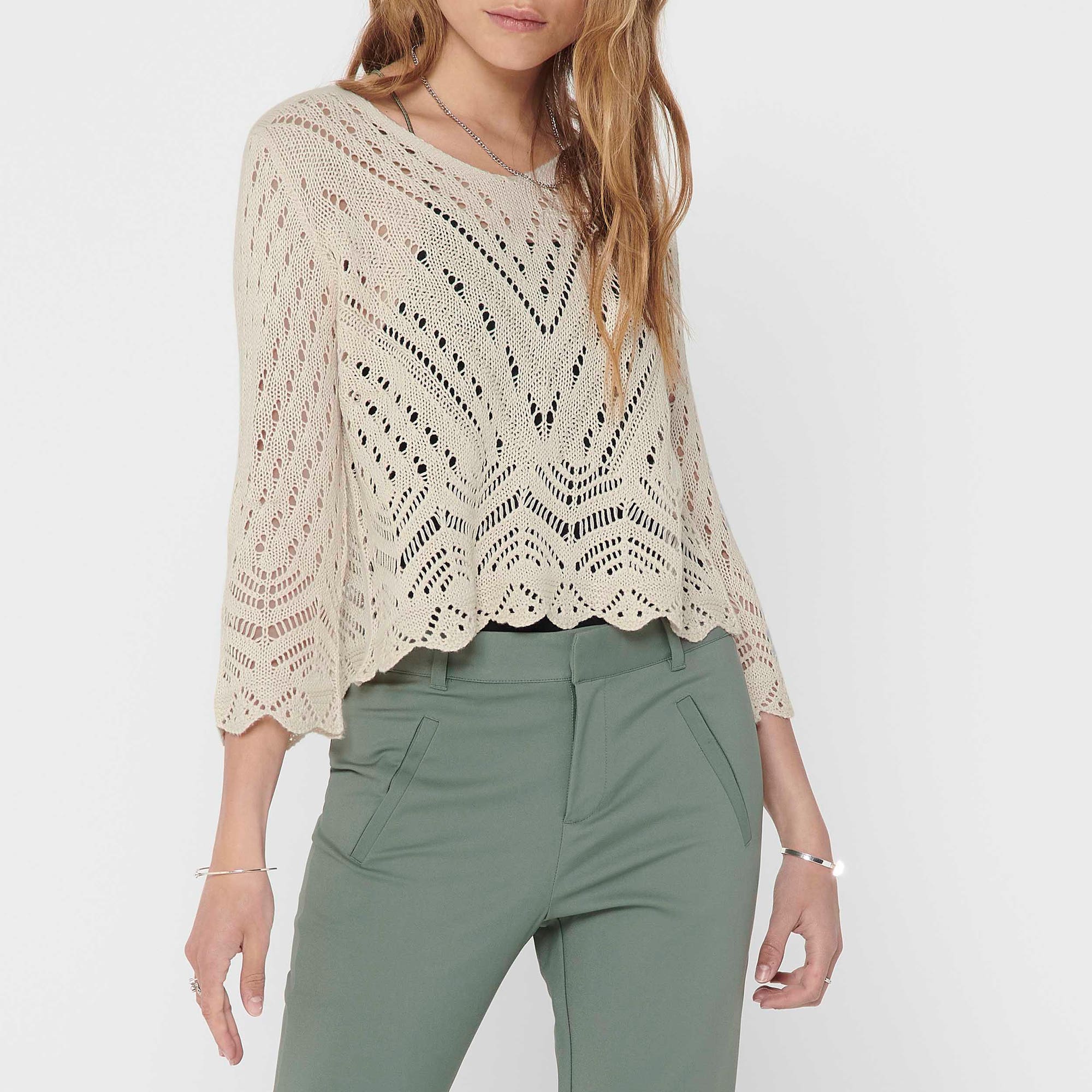 Pull Femme beige