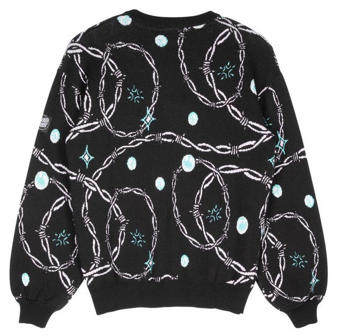 Santa Cruz Lucky Gem Knit Crew Black