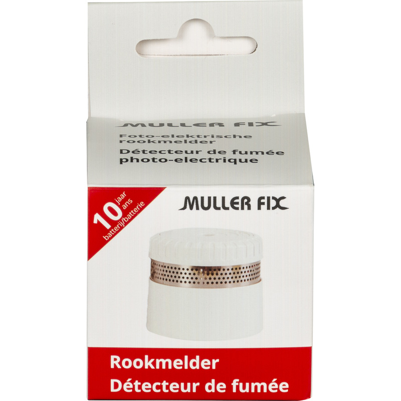 Optische MINI Rookmelder 10jaar Met installatiekit