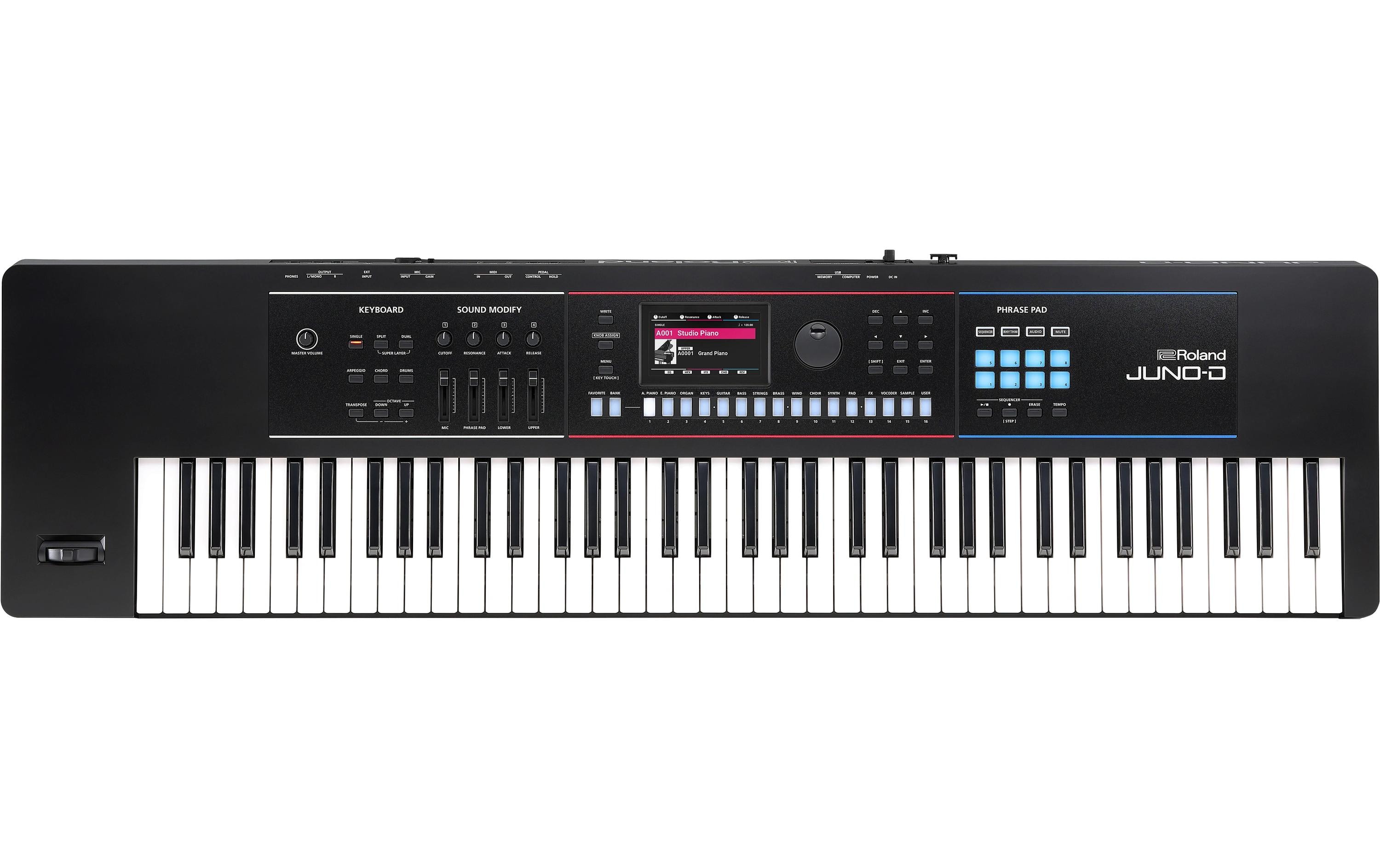 Synthesizer JUNO-D7<br>76-Tasten-Synthesizer für Live-Musiker und Produzenten