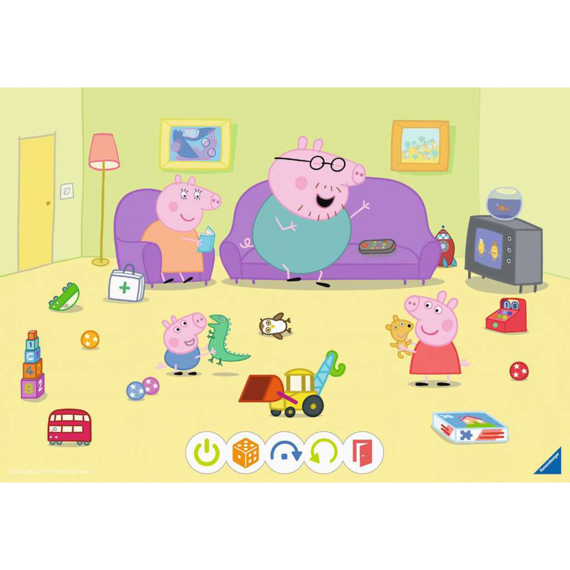 Ravensburger Puzzle tiptoi Puzzle für kleine Entdecker: Peppa Wutz