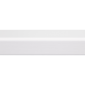 Hoeklat grenen wit gelakt 27x27mm 270cm