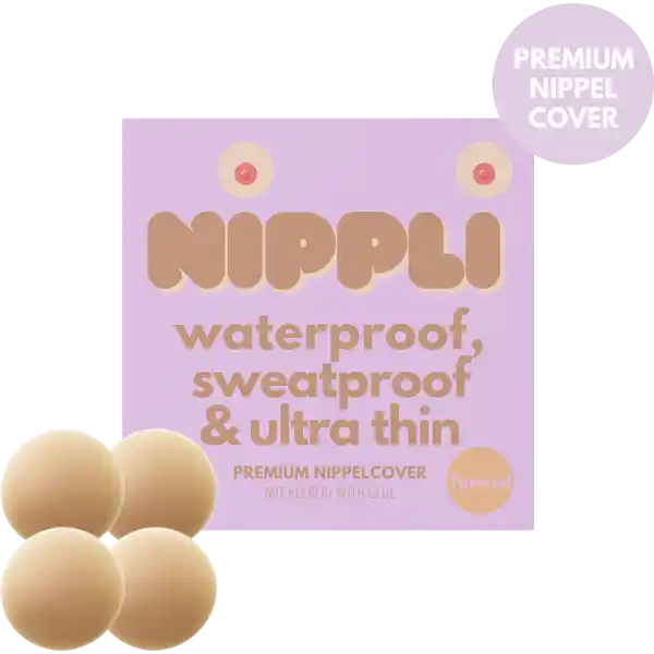 Nippelcover Tanned mit Kleber