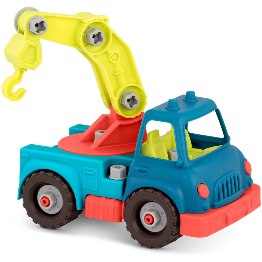 B.TOYS B. Happy Cruisers Kranwagen zum Bauen Mehrfarbig
