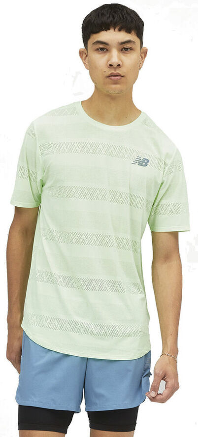 New Balance Q Speed Jacquard T-shirt Grøn