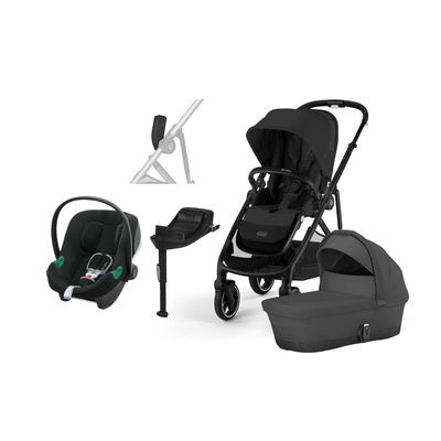 Cybex GAZELLE S Duovogn inkl. Cybex Aton B2 & Base, Moon Black/Black
