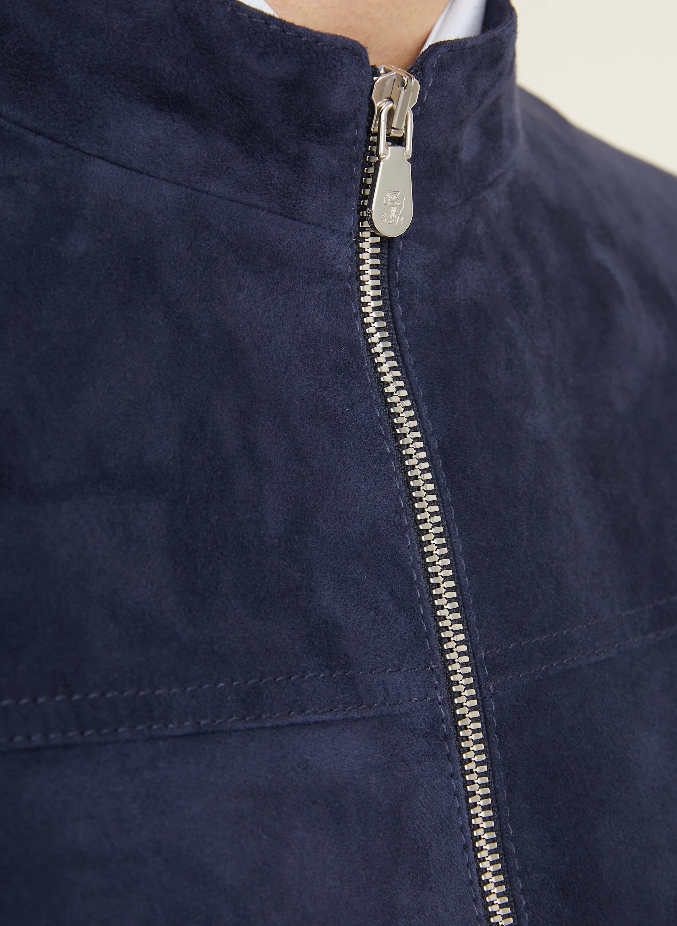 BRUNELLO CUCINELLI Jacke im Materialmix