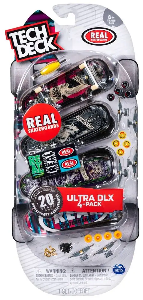 Tech Deck Assorted Multipack Fingerboards 4-Pak | SkatePro