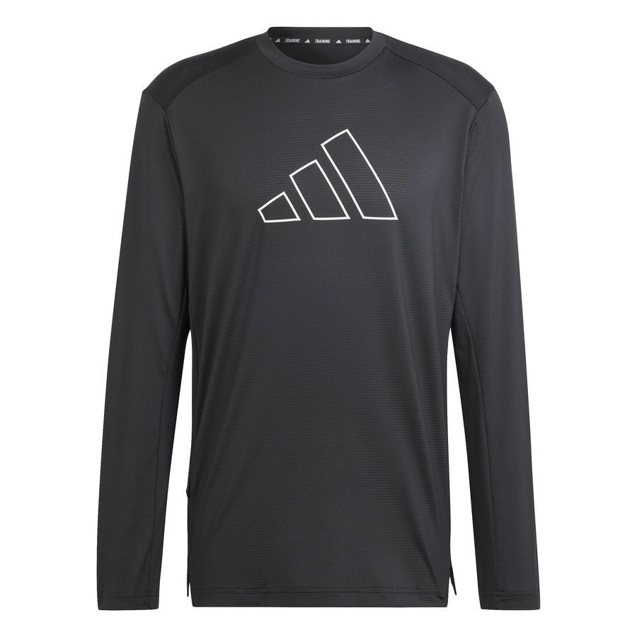 adidas Maillot d'Entraînement Train Icons - Noir Manches Longues