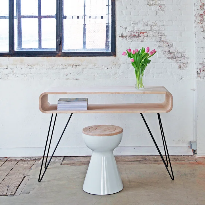 XLBoom - Metro Sofa Table, Holz / schwarz