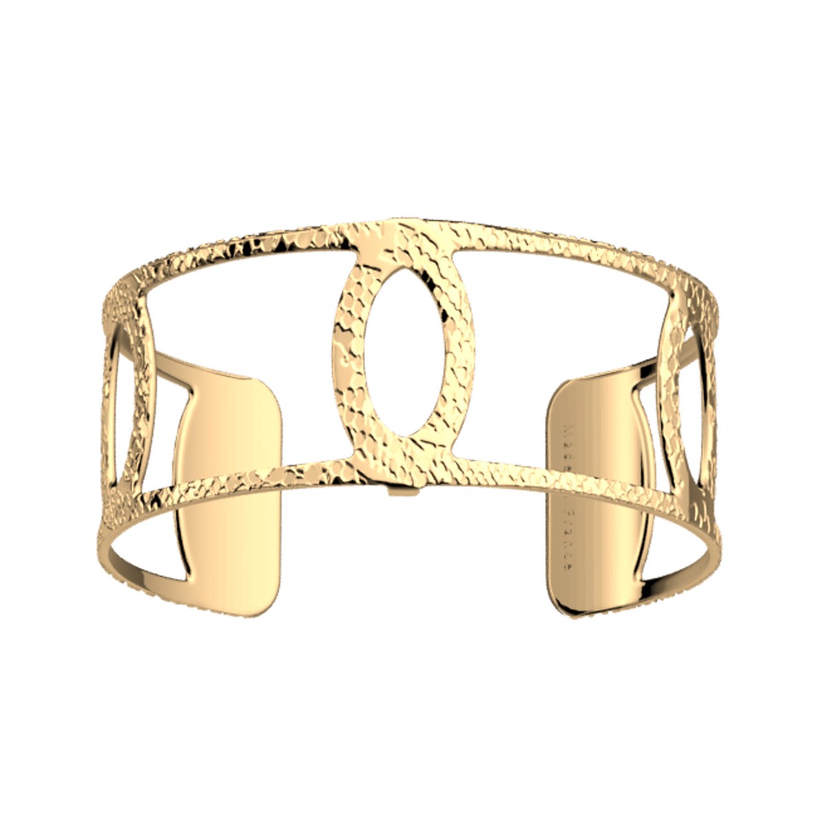 Bracelet Les Georgettes Ecaille doré 25mm