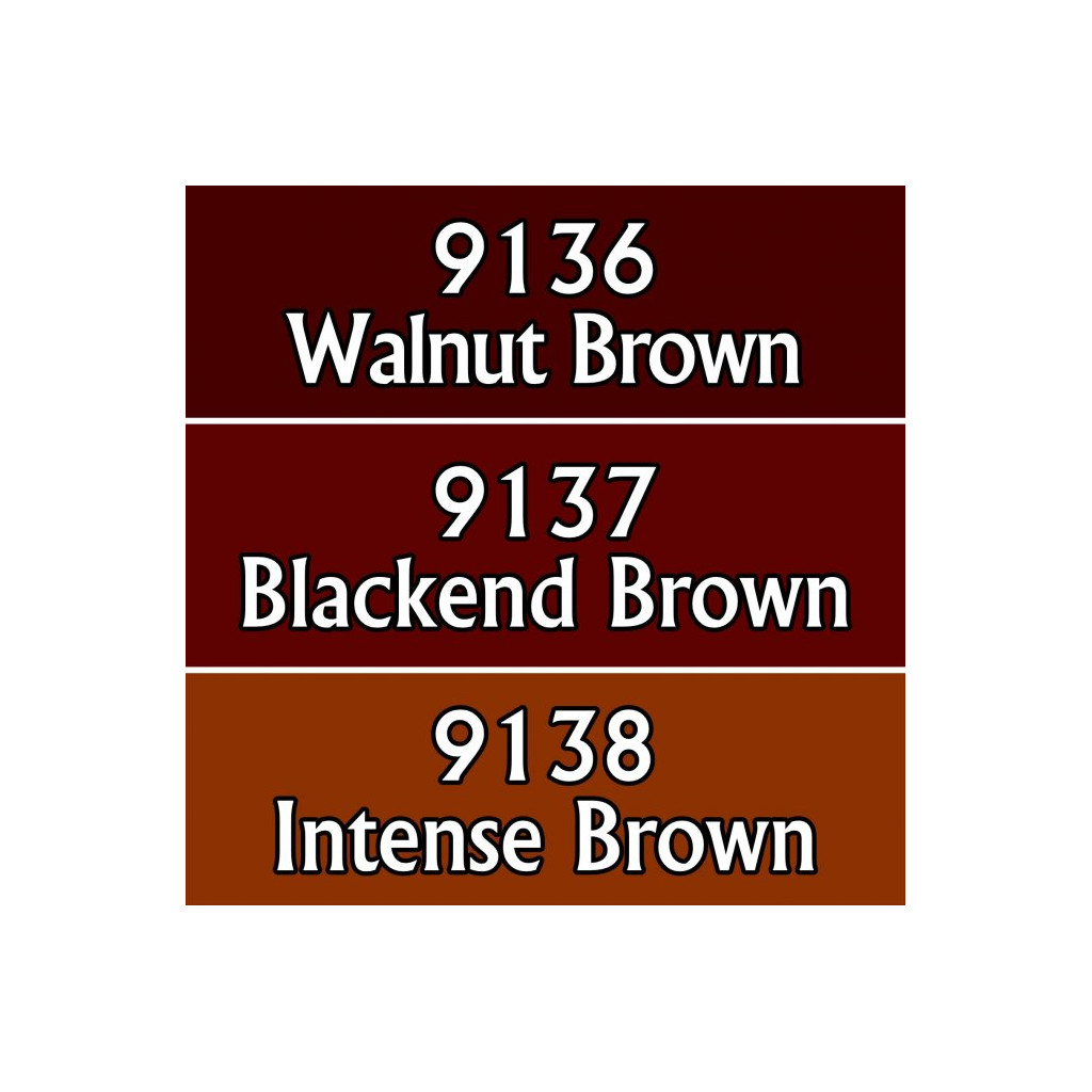 Reaper Master Series Paints Triads: Classic Browns