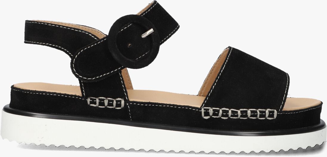 zwarte ayana platte sandalen 11865
