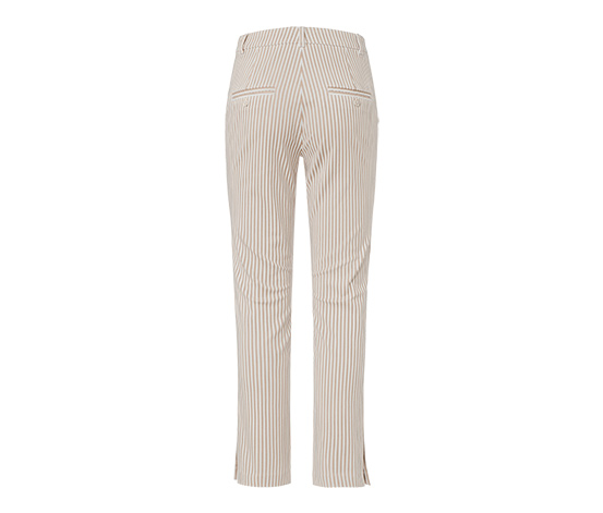 Gestreifte Stretch-Twill-Hose