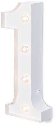 Alice & Fox Sifferlampe 1, Hvit