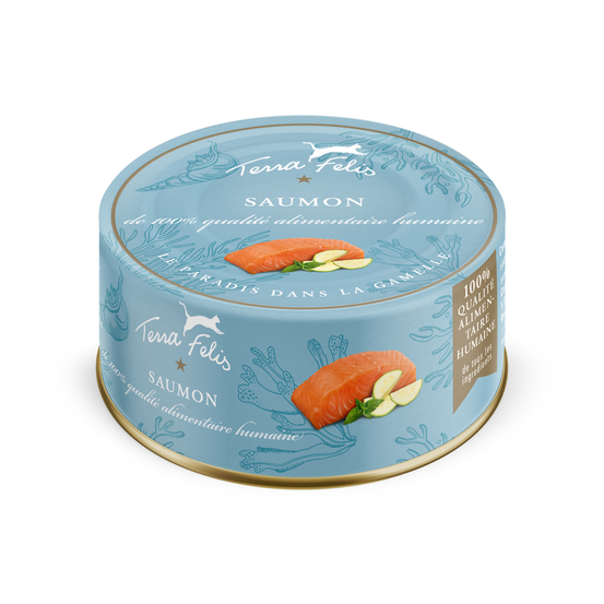 Pâtée pour chat au saumon 80g