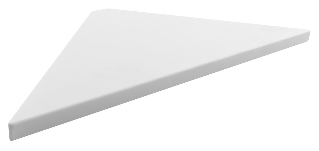 Sapho Abeline rockstone hoek plank 20x20cm wit mat