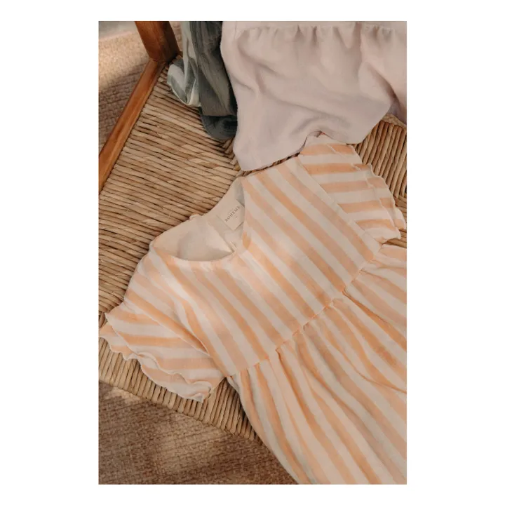 Studio Bohème Robe Cousine Rayée | Rose