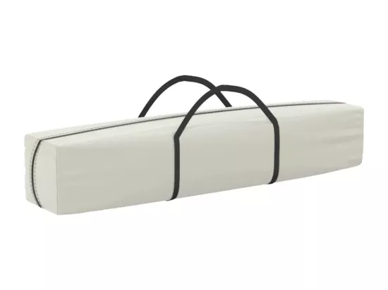 Tente de réception pliable avec parois Crème 3x3 m